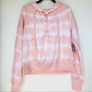 NWT Free People Tie Dye Hoodie Sweatshirt
